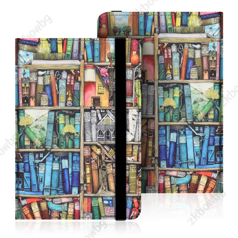 Universal Case for Kindle 4/5 E-book Reader 6" Inch Kindle Touch 2014 (Kindle 7 7th Generation) WP63GW Ebook Case Book Cover
