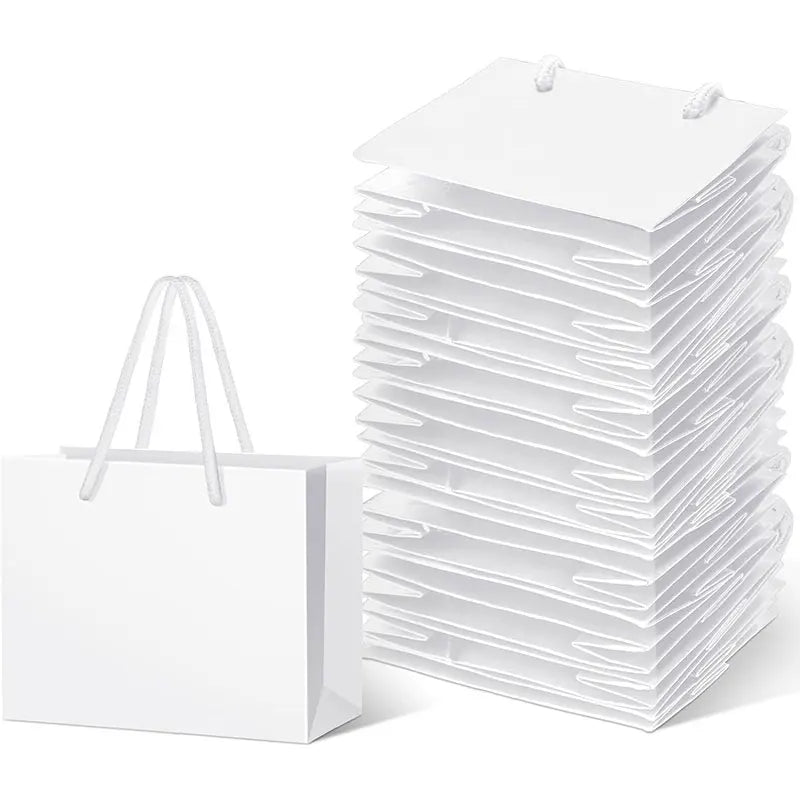 8/12pcs Mini Gift Wrap Paper Bags With Handles For Birthday Gifts,Weddings,Party Favors,Graduation, Holidays, Celebrations