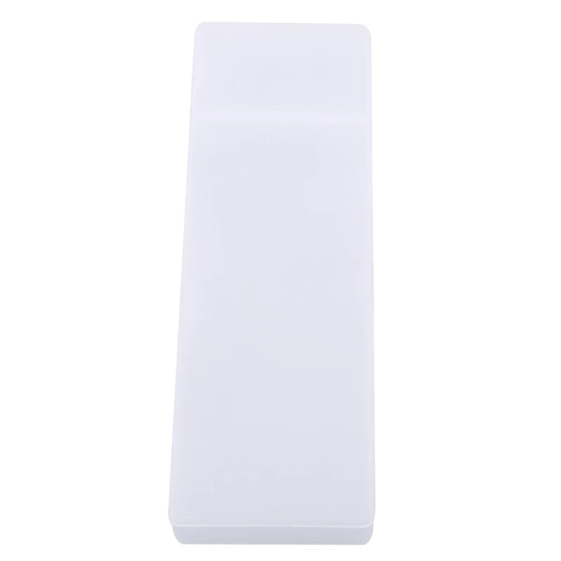Pencil Cases School Office Simple Matte Transparent Plastic Box Frosted Pink Green White Pens Storage Stationery Supplies