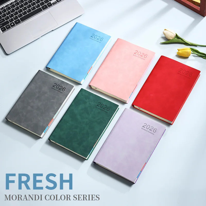 2026 A5 Daily Planner Notebook, 365 Days English Schedule Book, Productivity Journal For Work, Study And Time Management