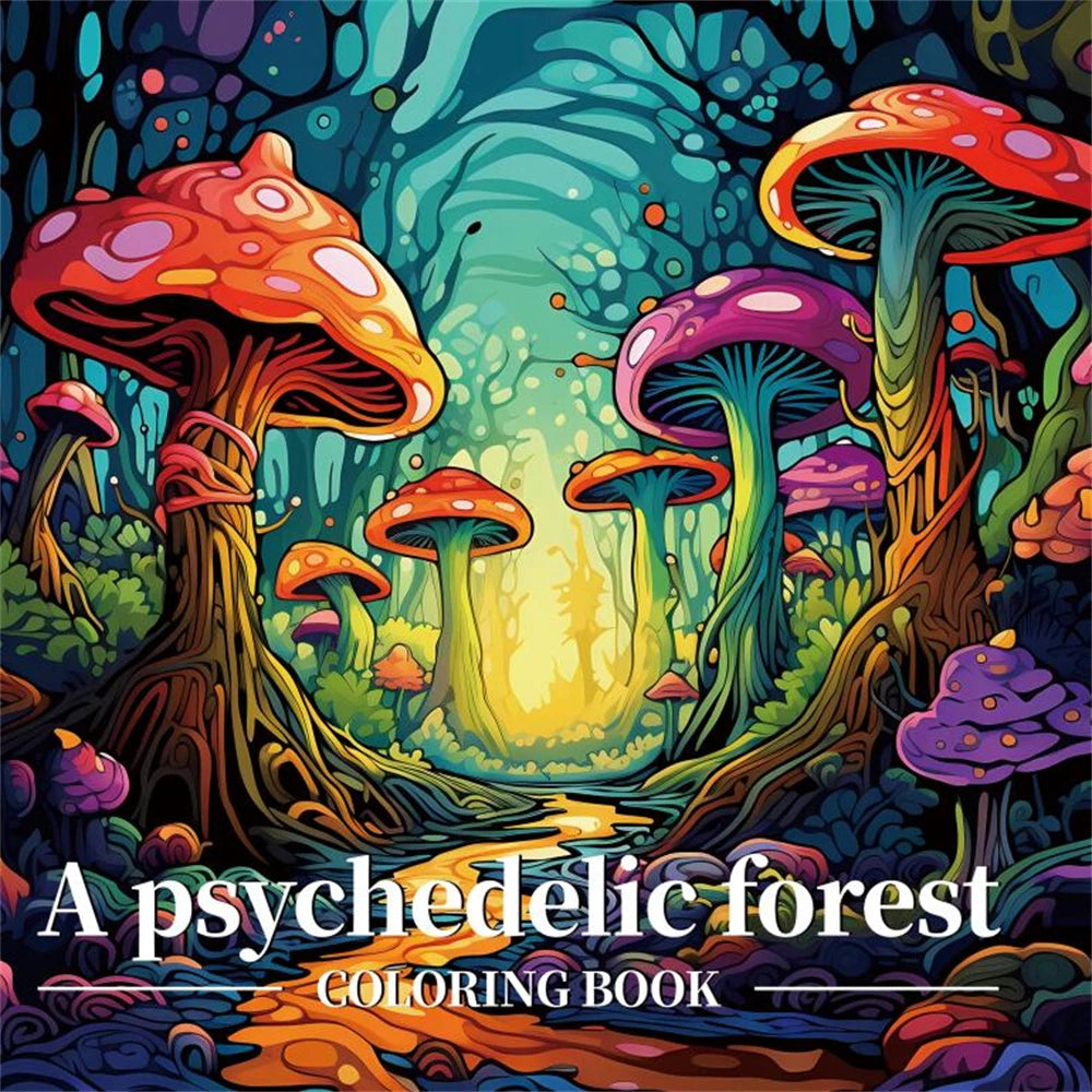 1pc Art Coloring Book 22 Page Coloring Books Gift For Birthday Party Relieve Stress Kill Time Graffiti Painting Drawing Art Book