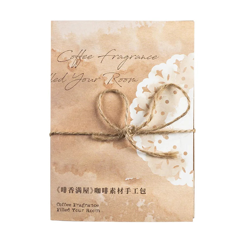 65 pcs/pack Coffee stain Style Decorative paper handmade DIY Diary Scrapbooking Background paper craft paper