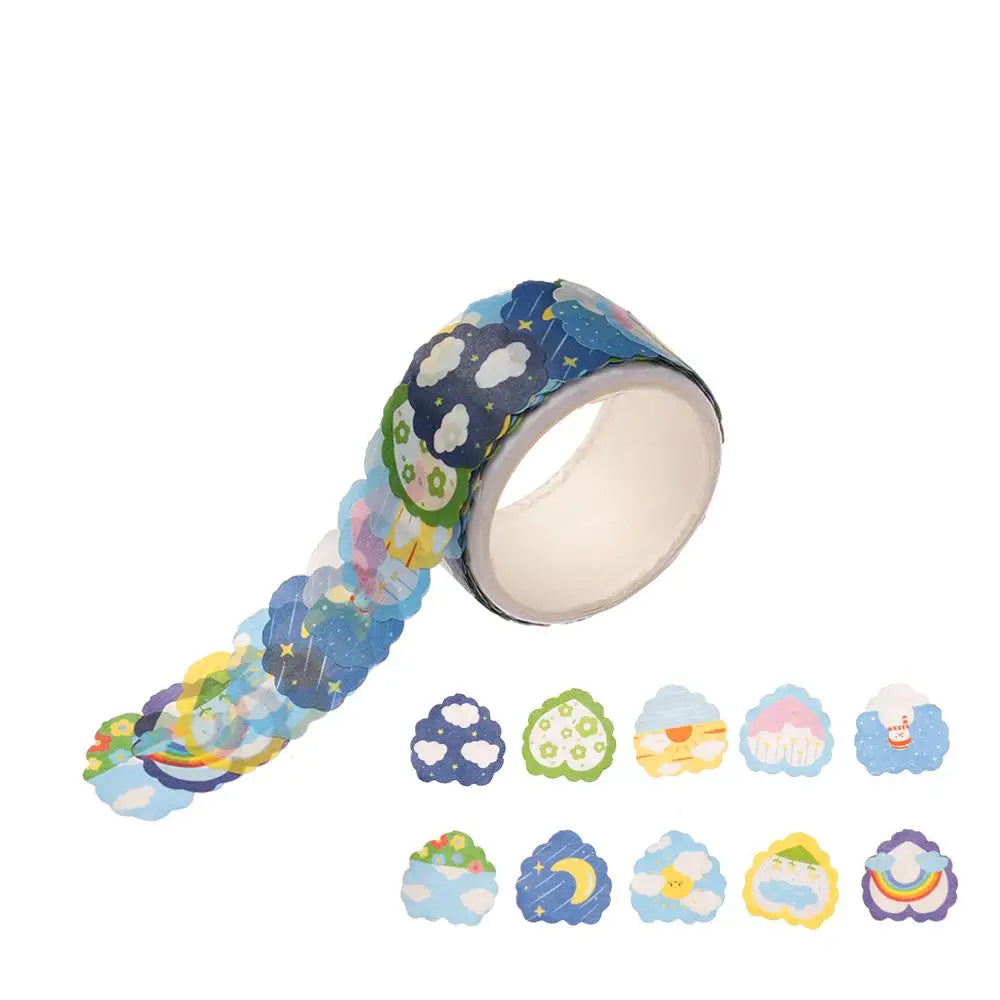 School Supplies Kawaii DIY Stationery Washi Tape Diary Label Sticky Paper Scrapbooking Sticker
