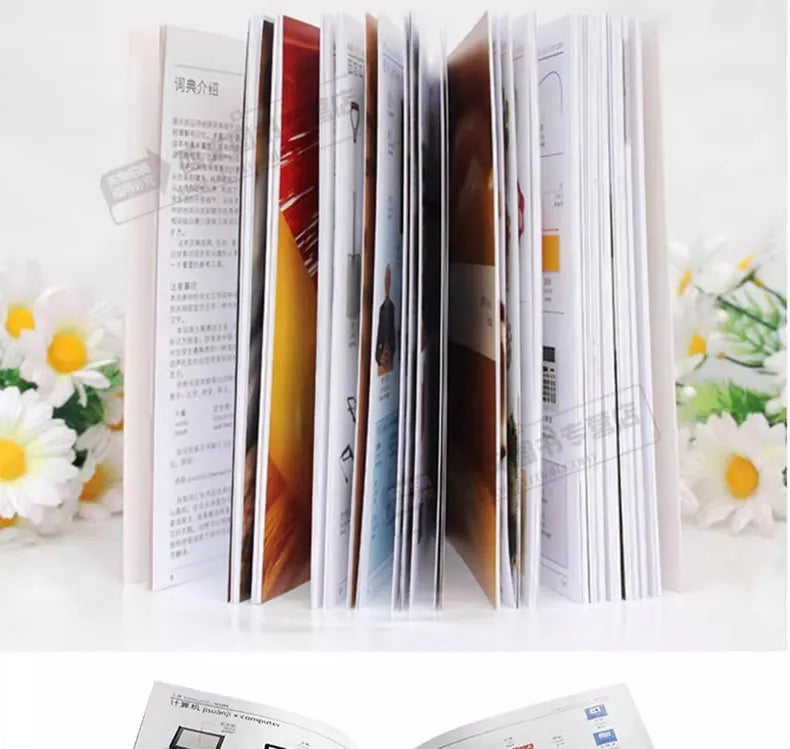 New Dictionary English Chinese Japanese Korean Russian German French Portuguese Global Languages Color Illustrated Dictionary