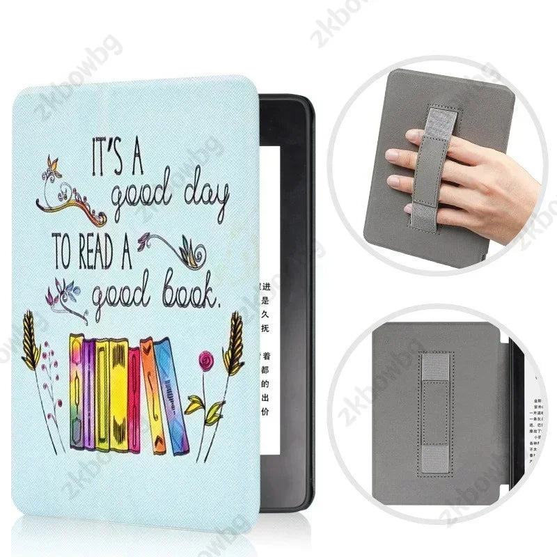 Case for Kindle Paperwhite 11th Generation 6.8 Inch 2021 Signature Edition 11th HandStrap Ebook Auto Wake Sleep M2L3EK M2L4EK
