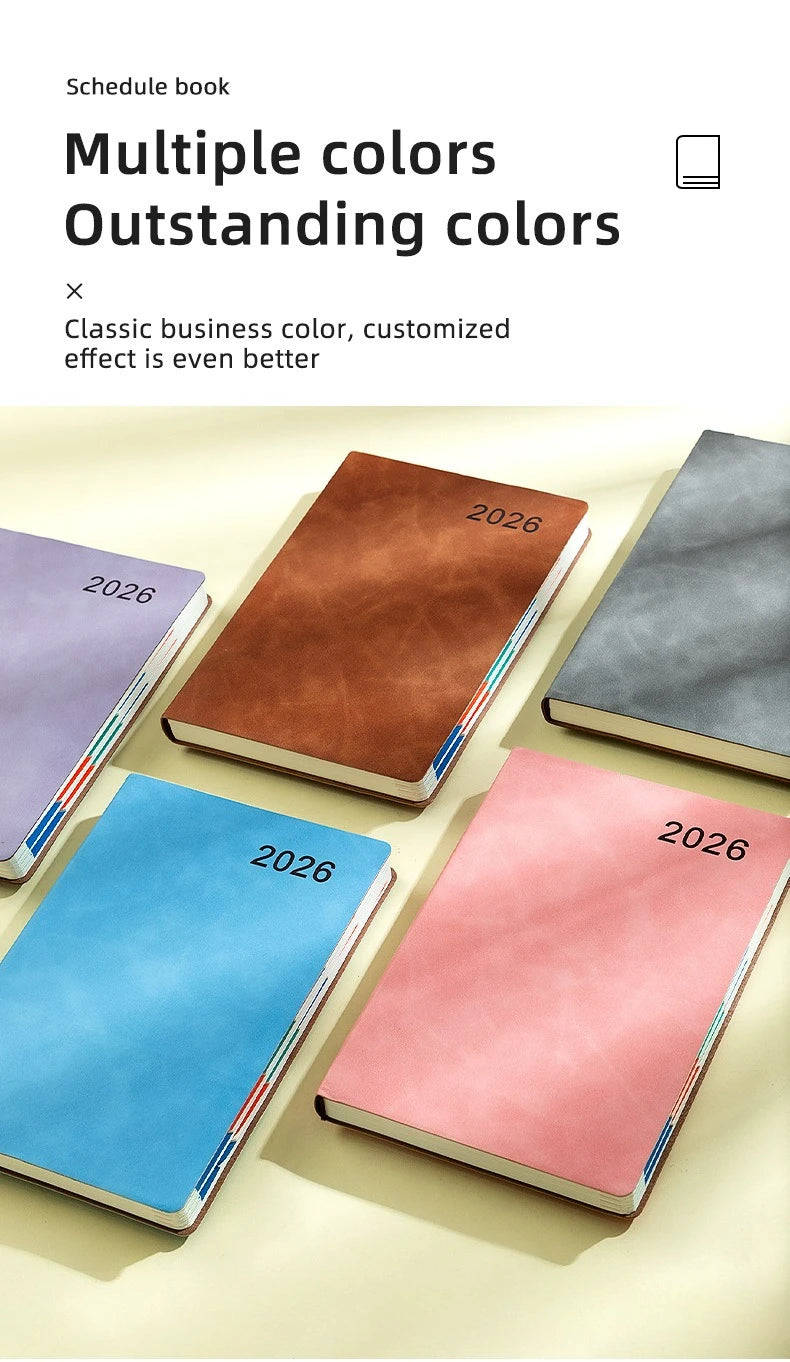 2026 Planner, Self-Discipline Calendar Planner, Weekly & Monthly Planner Layouts, 360-Page Daily Organizer,Portable Planner Book