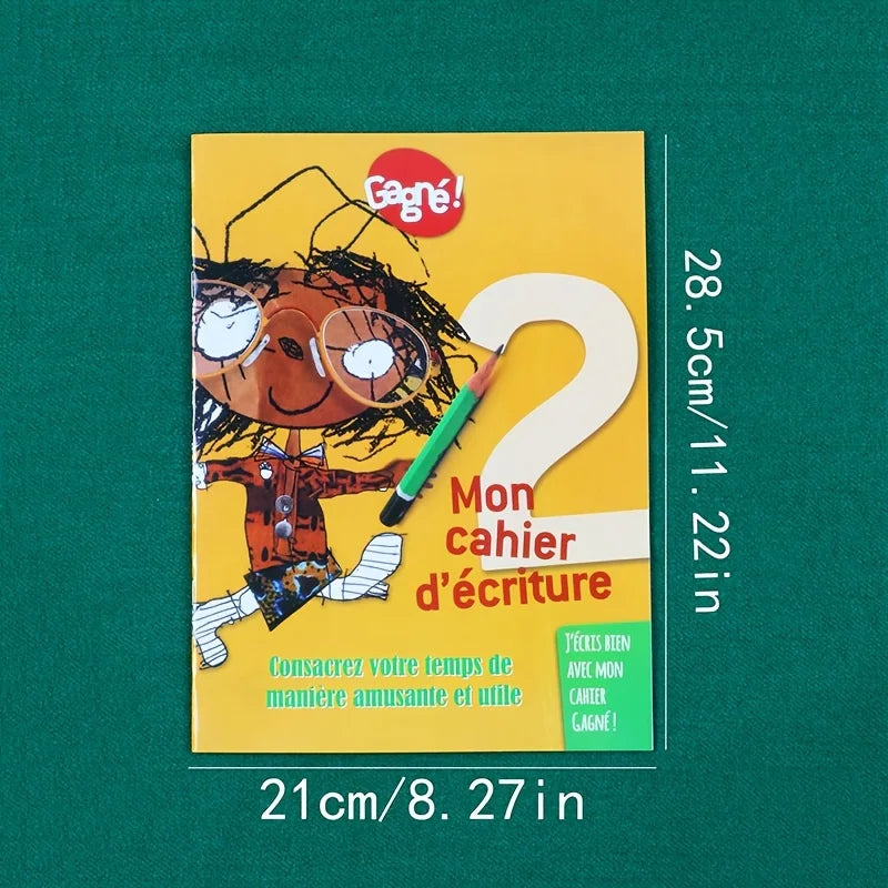 French Writing Practice Book: Learn French and Practice Writing Letters and Short Sentences