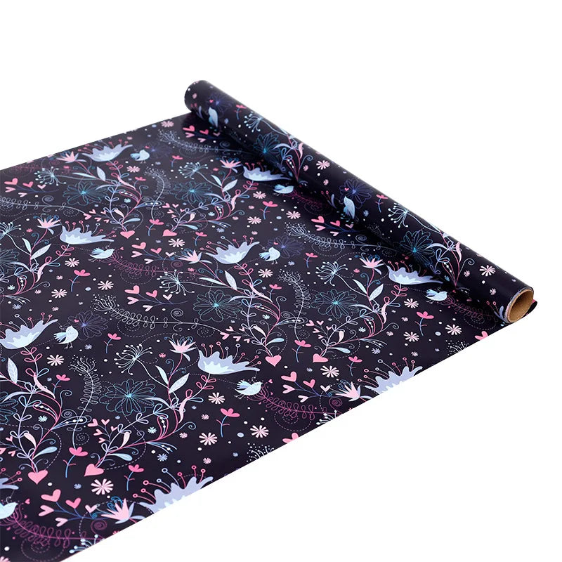1roll Extra Long 43.18cm x 299.72cm Gift Wrap Roll Elegant wrapping paper for Scrapbooking,Party Decorations gift wrapping paper