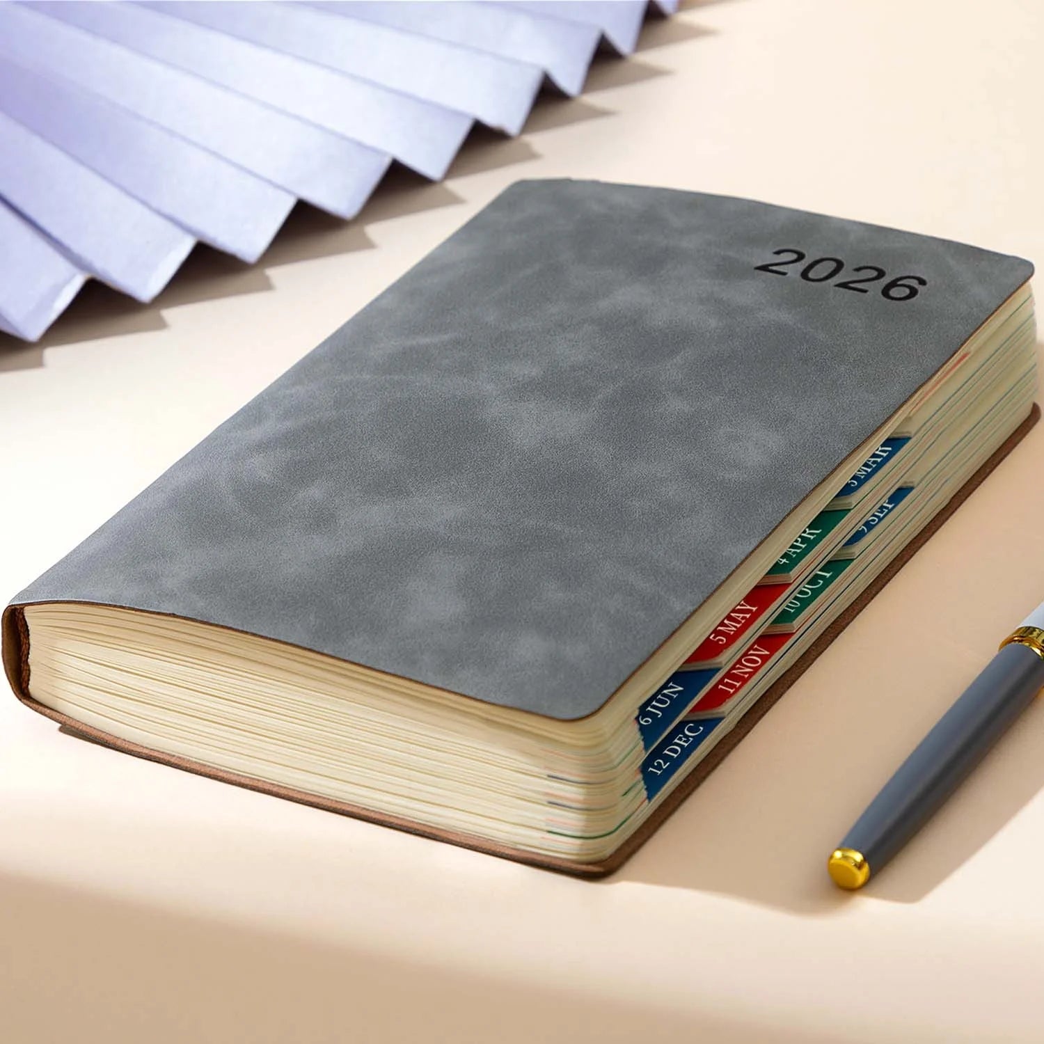 2026 Planner, Self-Discipline Calendar Planner, Weekly & Monthly Planner Layouts, 360-Page Daily Organizer,Portable Planner Book