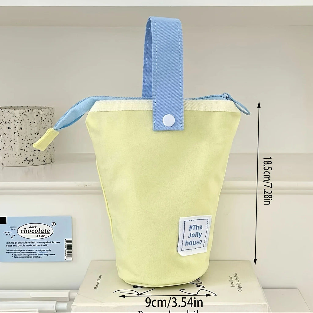 Stylish, Foldable Pencil Case 🎨 Durable & Spacious, Portable for Desk or Travel. Perfect Gift for Friends & Family! 🎁