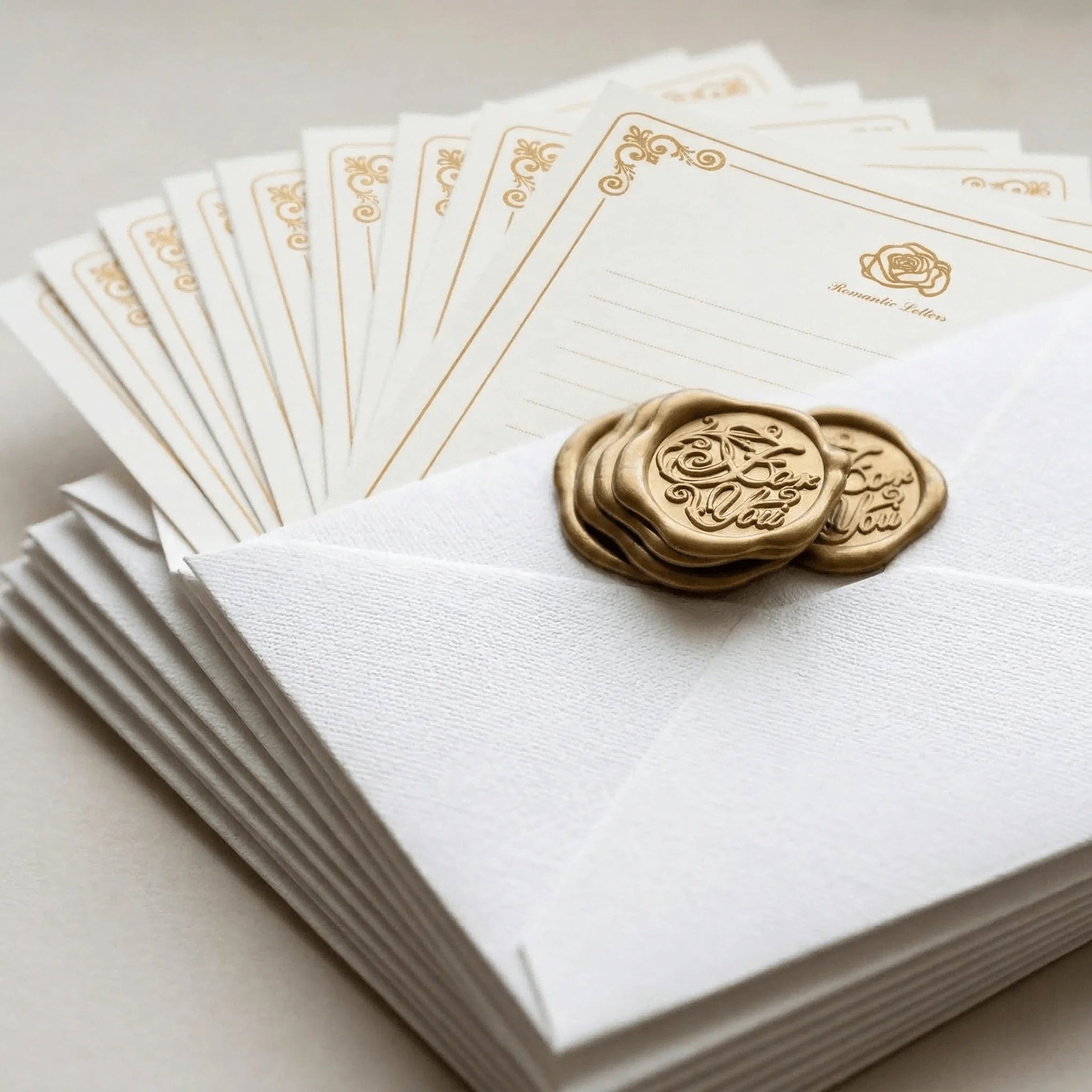 32pcs Vintage Stationery Paper Envelope Set Includes 6 Burlap Envelopes 20 Sheets of Writing Paper 6 Wax Seals for Invitations
