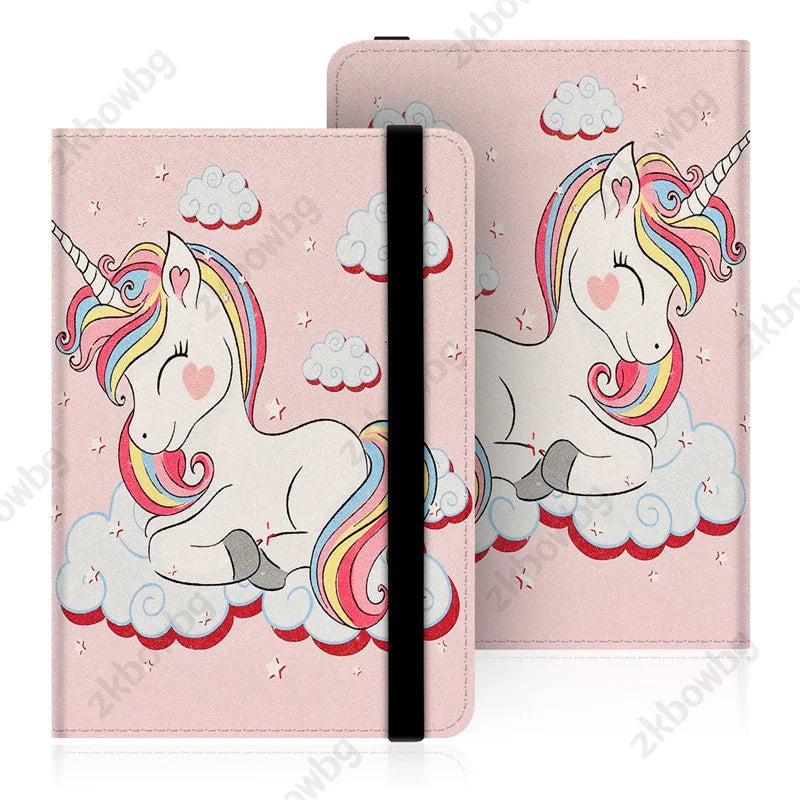 Universal Case for Kindle 4/5 E-book Reader 6" Inch Kindle Touch 2014 (Kindle 7 7th Generation) WP63GW Ebook Case Book Cover