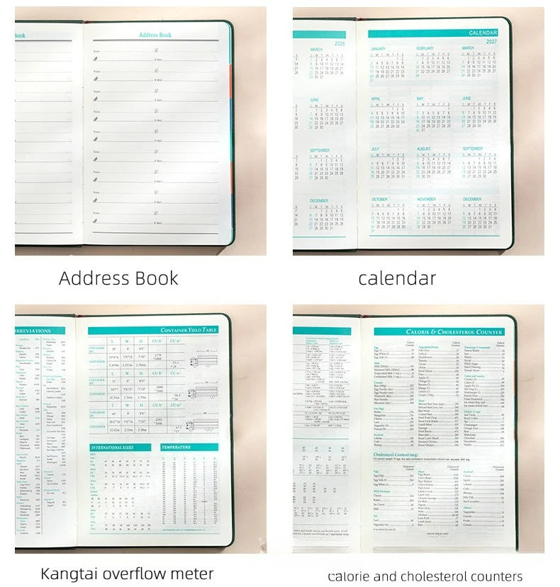 2026 Planner, Self-Discipline Calendar Planner, Weekly & Monthly Planner Layouts, 360-Page Daily Organizer,Portable Planner Book