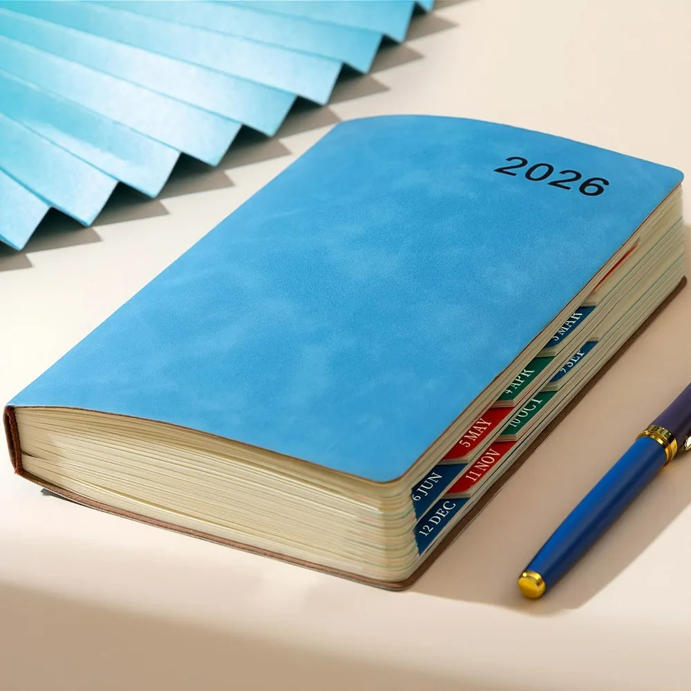 2026 Planner, Self-Discipline Calendar Planner, Weekly & Monthly Planner Layouts, 360-Page Daily Organizer,Portable Planner Book