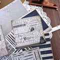 12PCS Vintage Stationery Sticker Set Is Ideal For Those Who Love To Journal, Scrapbook, Or Create Their Own Unique Crafts.