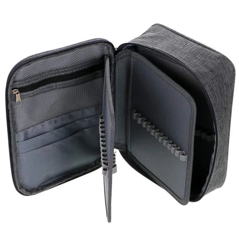 Pencil Case, 72 Slots Multifunctional Large Capacity Pencil Case Pencil Pouch with Zipper Inner Pocket for Small Accessories