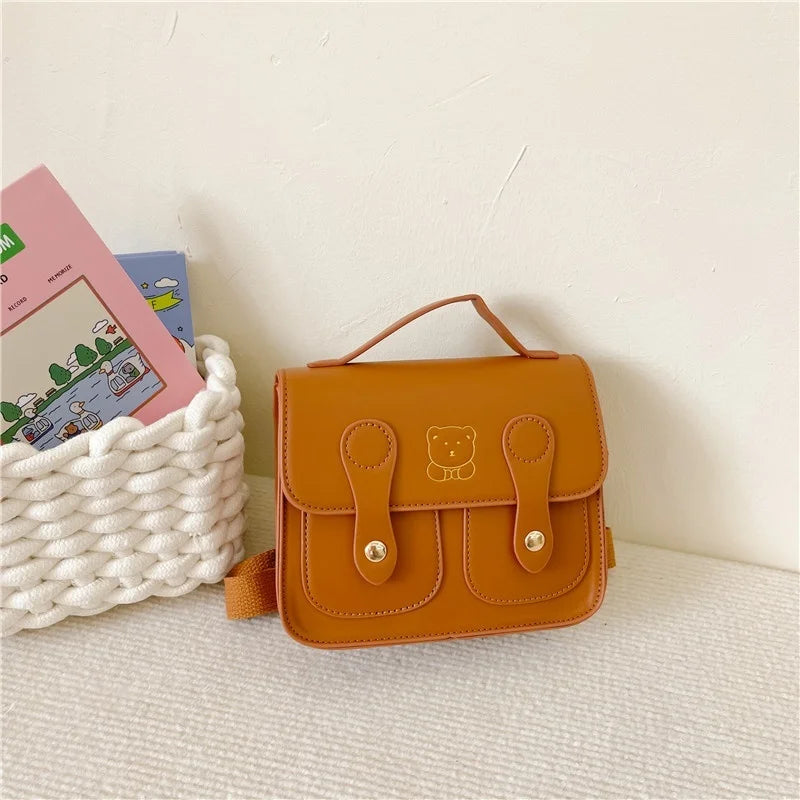 Kids Schoolbag Simple Korean Kindergarten Boys and Girls Baby 3-6 Years College Wind Cute Backpack Hundreds of Kids Shoulder Bag
