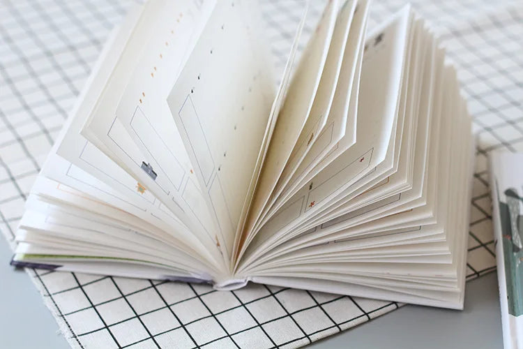 365 Planner Agenda Notebook Colorful Inner Page Illustration Yearly Daily Plan Journal Diary Book Record Life Stationery Gifts