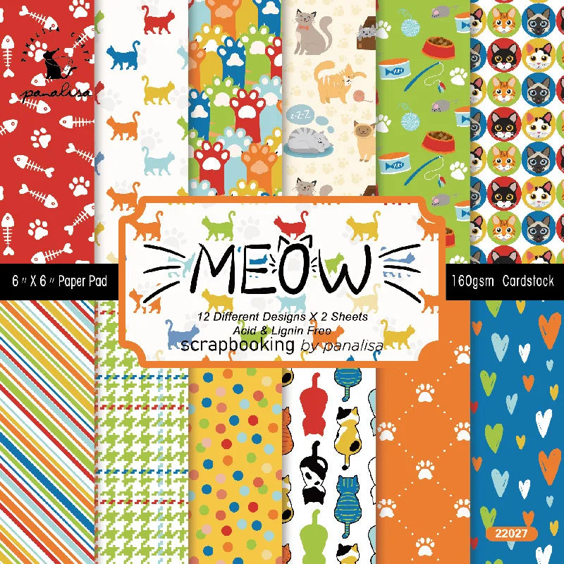 12 Sheet Scrapbooking Paper 15x15cm, Christmas Journal Planner Paper Pad Cardstock Backgrounds Card for DIY Art Craft Decoration