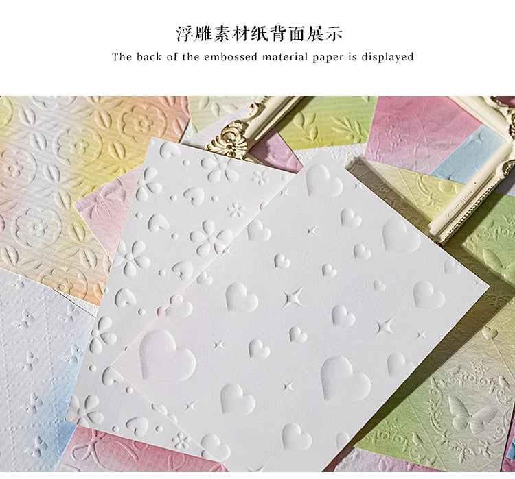 23 Sheets Large Size Aesthetics Stationery School Scrapbooking Supplies Decor Material Papers Background Paper Journal Diary