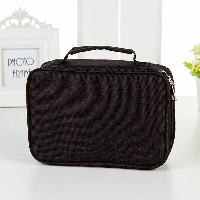 Pencil Case, 72 Slots Multifunctional Large Capacity Pencil Case Pencil Pouch with Zipper Inner Pocket for Small Accessories