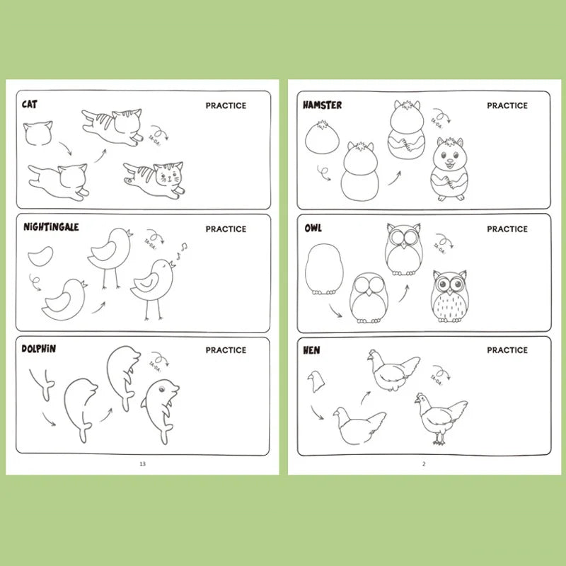 Art Learning Book for Kids - How to Draw Everything with Simple Steps, Boost Creativity & Drawing Skills