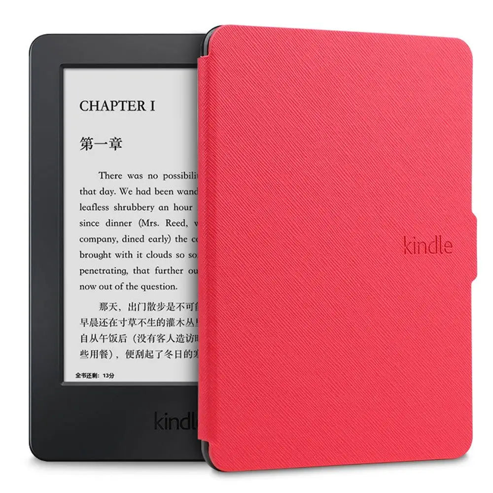 Ultra Slim Smart Case PU Leather Cover 6" eBook Reader Protective Shell For Kindle 8/10th Gen Paperwhite 1/2/3/4