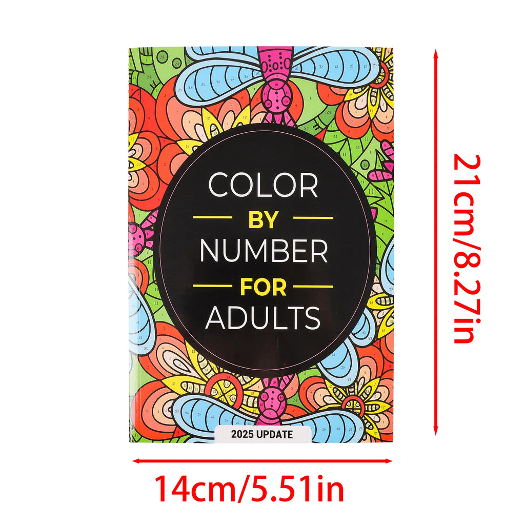 Color By Number For Adult Colouring Book: A UniqueBackground Paper Adult Colouring Book For Men Women & Teens With Stress Relief