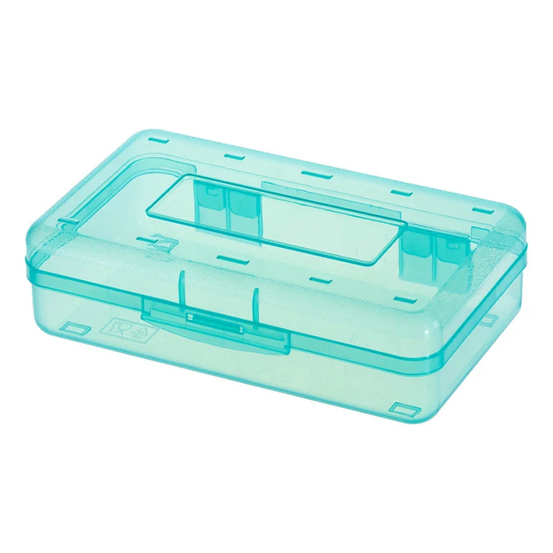 Pencil Case Large Supply Box Organizer Box Stackable Storage Box For Classroom Art School Office Supplies Home Storage