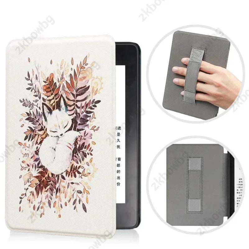 Case for Kindle Paperwhite 11th Generation 6.8 Inch 2021 Signature Edition 11th HandStrap Ebook Auto Wake Sleep M2L3EK M2L4EK