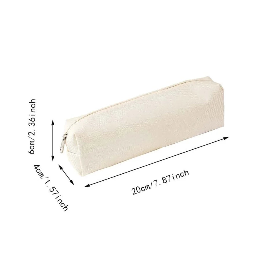1pc simple pencil case, portable pencil case - suitable for office, school, youth, girls, boys, men and women!