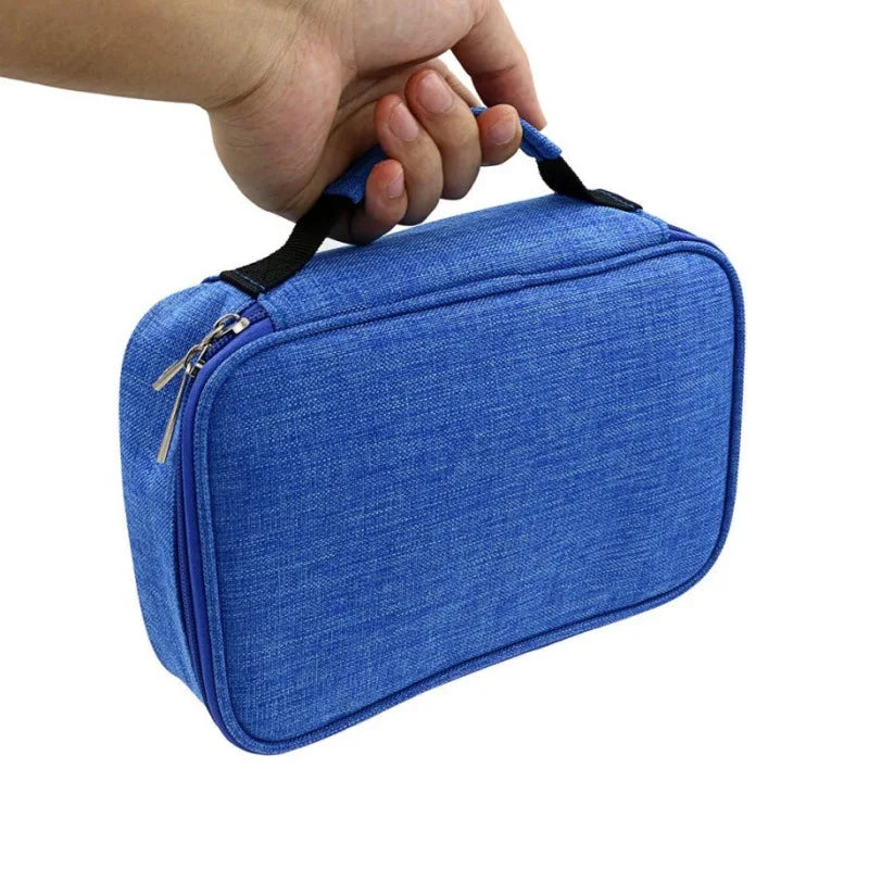 Pencil Case, 72 Slots Multifunctional Large Capacity Pencil Case Pencil Pouch with Zipper Inner Pocket for Small Accessories