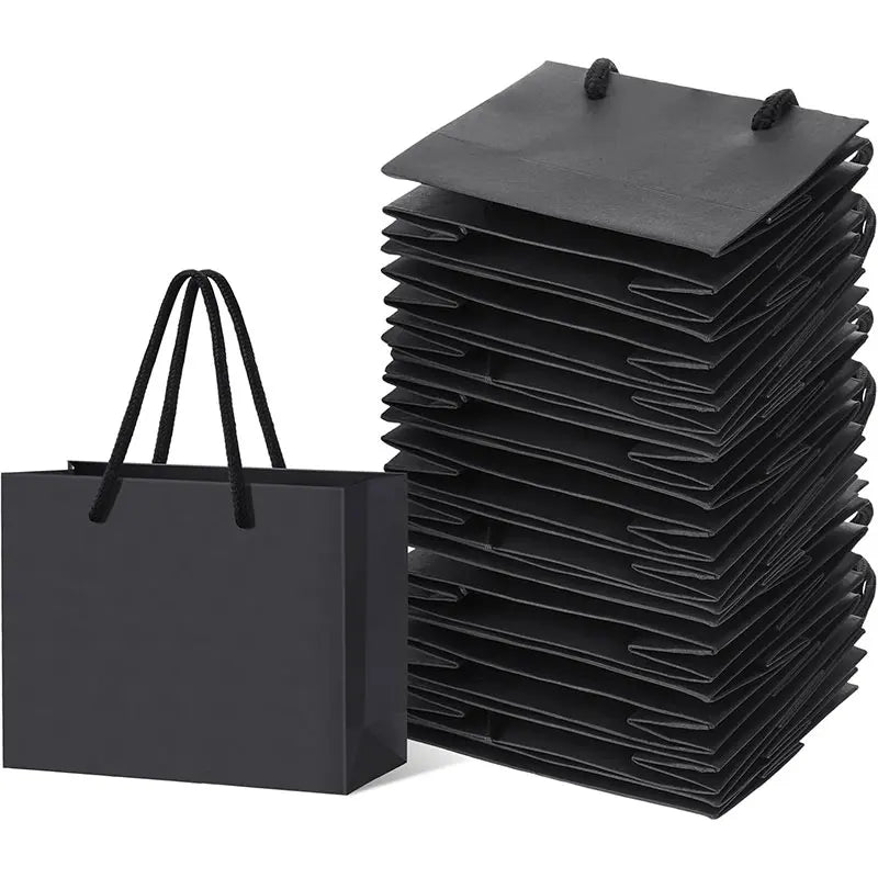 8/12pcs Mini Gift Wrap Paper Bags With Handles For Birthday Gifts,Weddings,Party Favors,Graduation, Holidays, Celebrations