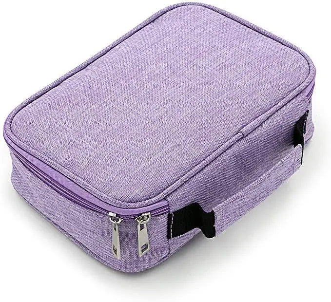 Pencil Case, 72 Slots Multifunctional Large Capacity Pencil Case Pencil Pouch with Zipper Inner Pocket for Small Accessories
