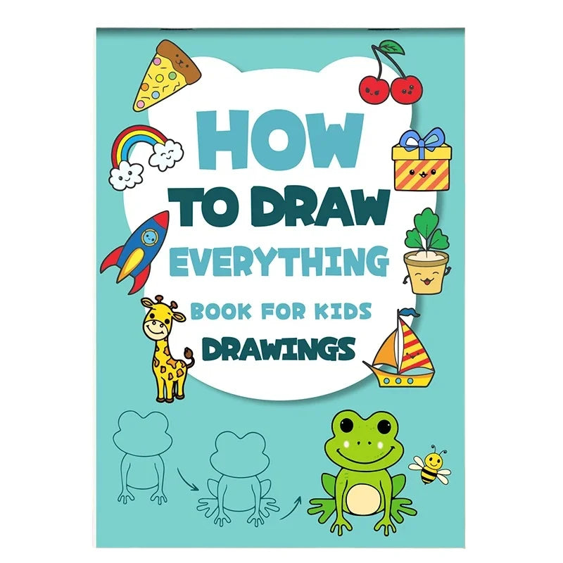 Drawing Books for Kids Step By Step Learn How to Draw Everything Easy Tutorial Creative Gift Childrens Art Set