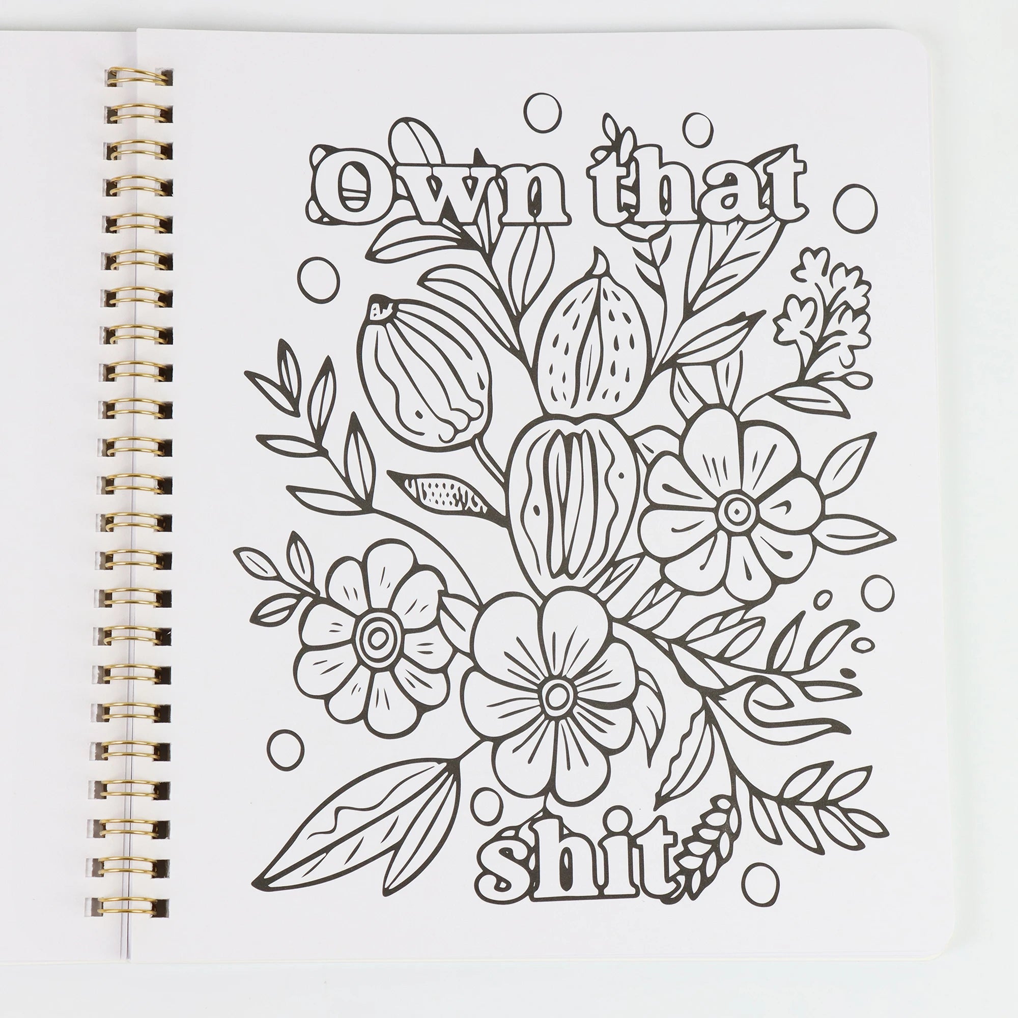 Beautiful Adult Coloring Book For Relaxation Funny Dirty Talk Coloring Book With Floral And Animal Patterns 31 Individual Pages