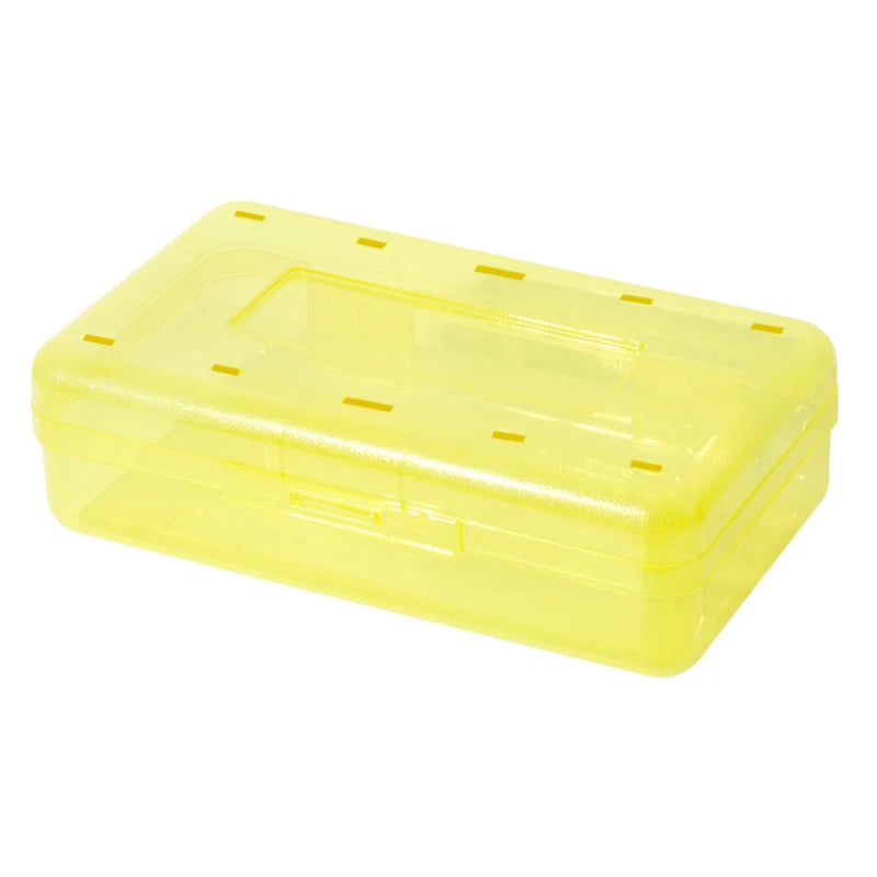 Pencil Case Large Supply Box Organizer Box Stackable Storage Box For Classroom Art School Office Supplies Home Storage