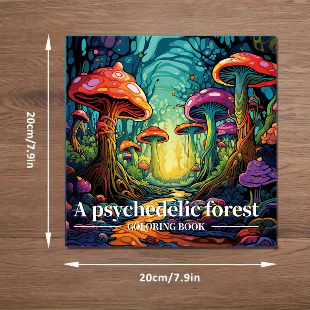1pc Art Coloring Book 22 Page Coloring Books Gift For Birthday Party Relieve Stress Kill Time Graffiti Painting Drawing Art Book