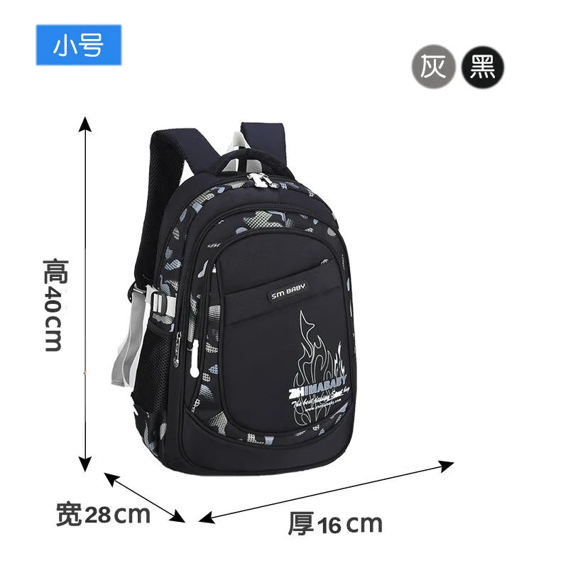 Kids backpack Primary children School Bags For Boys large orthopedic Backpack Waterproof Schoolbag big Book Bag mochila infantil