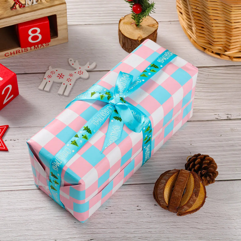 Elegant Wrapping Paper Xmas Packaging Christmas Gifts Shower Retro Love Birthday
