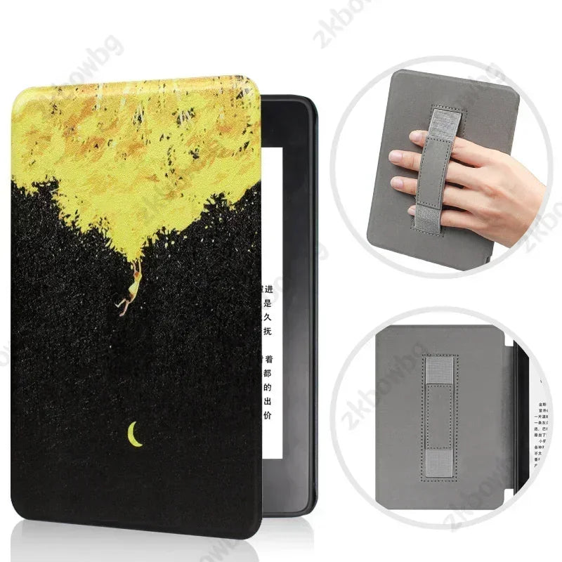 Case for Kindle Paperwhite 11th Generation 6.8 Inch 2021 Signature Edition 11th HandStrap Ebook Auto Wake Sleep M2L3EK M2L4EK