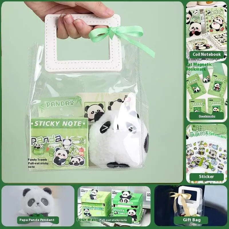 Stationery Set for Students: Kawaii Capybara Themed with Pen, Stickers, Notebook, Plush Charms, Handbag & Rewards