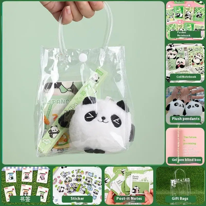 Stationery Set for Students: Kawaii Capybara Themed with Pen, Stickers, Notebook, Plush Charms, Handbag & Rewards