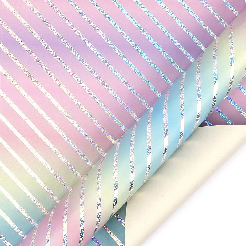 Wrapping Paper Iridescent Iridescent Gift Wrap Roll Confetti Gift Wrap Rainbow Holographic Birthday Wrapping Paper For Girls