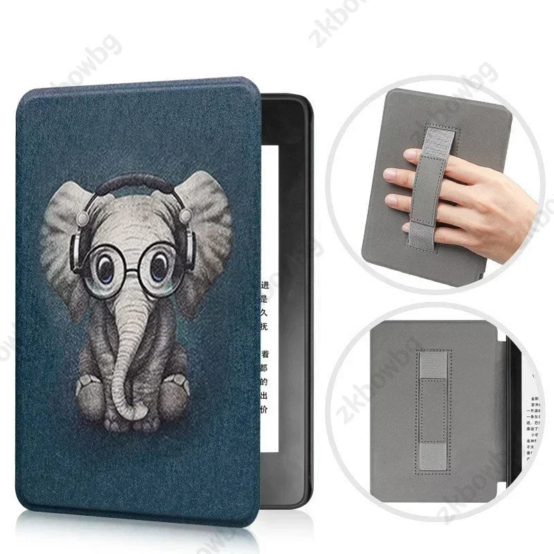 Case for Kindle Paperwhite 11th Generation 6.8 Inch 2021 Signature Edition 11th HandStrap Ebook Auto Wake Sleep M2L3EK M2L4EK