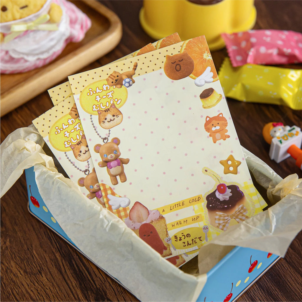 80pcs/pack Kawaii Japanese Stationery Student Message Memo Sticky Paper Scrapbook Background Paper School Office Supplies