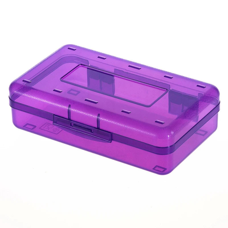 Pencil Case Large Supply Box Organizer Box Stackable Storage Box For Classroom Art School Office Supplies Home Storage