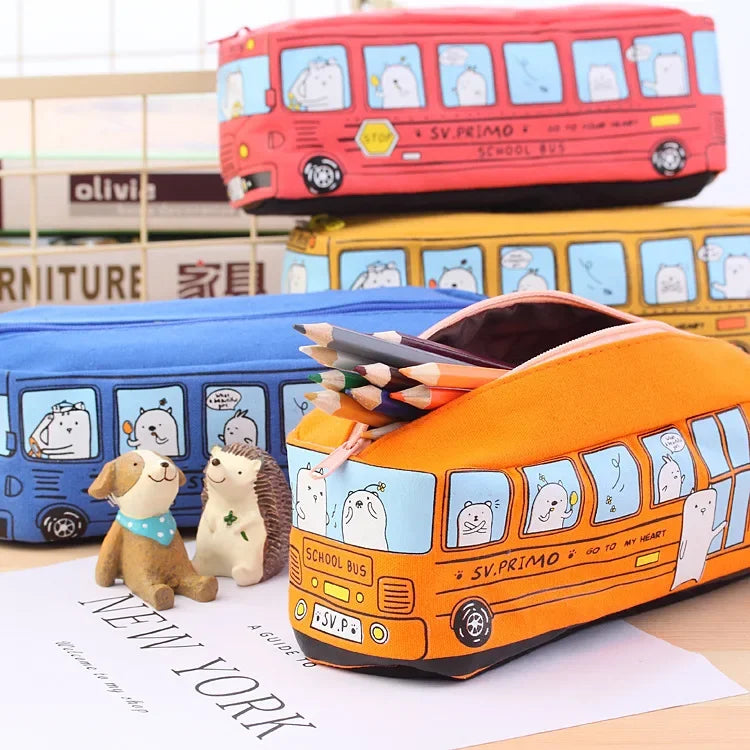 Pencil bag Creative large capacity pencil case cartoon  pencil case student pencil case stationery case school office supplies