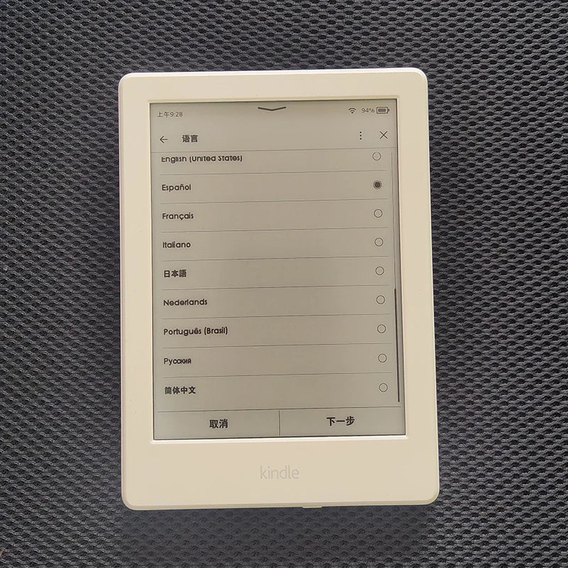 Original E-ink 6 inch Ink Kindle 8th Kindle 6th 7th E-Book Kindle E Book Reader Touch Screen Ebook Without Backlight