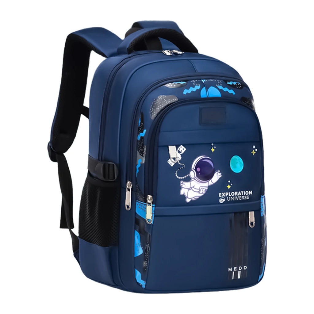 Ergonomic Kids School Backpack Lightweight Waterproof Large Capacity with Adjustable Straps for Grade 1-6 Students